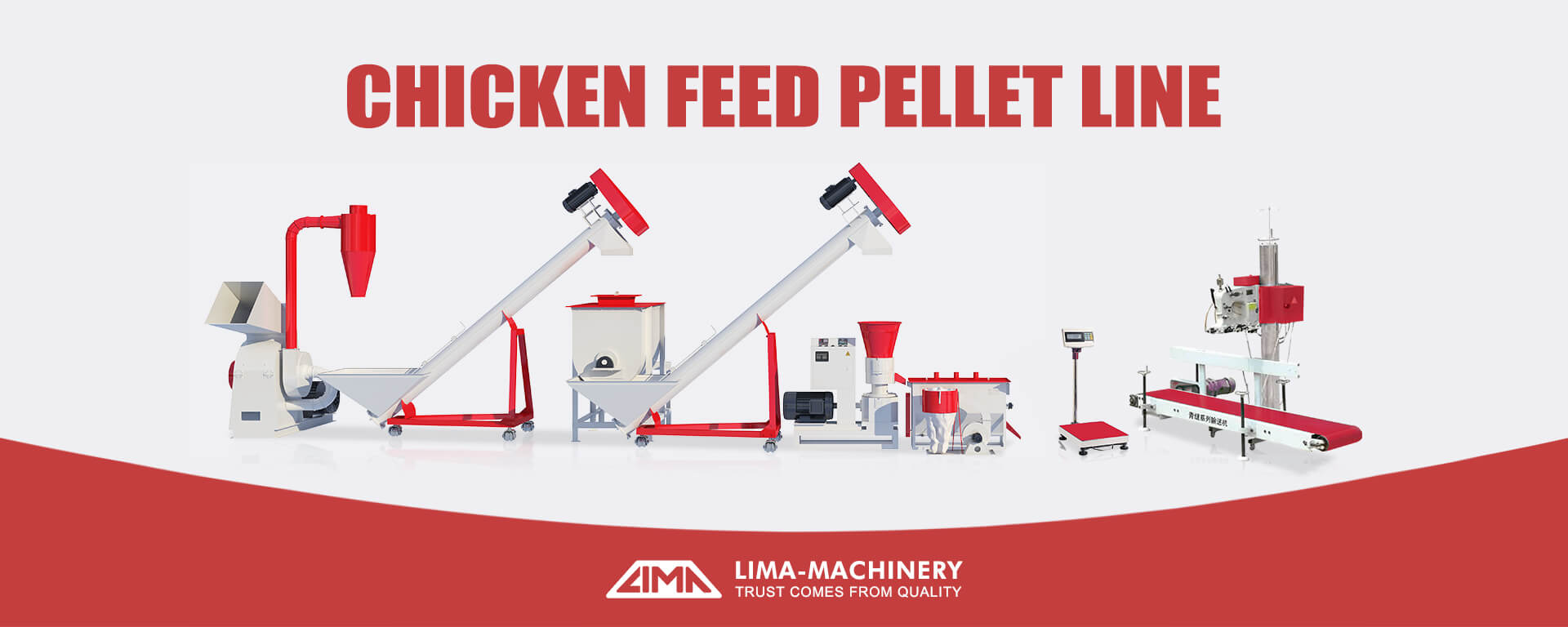 livestock feed pellet line